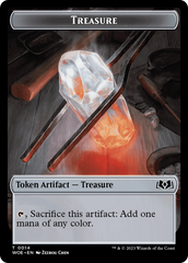 Treasure // Food (0010) Double-Sided Token [Wilds of Eldraine Tokens] | Black Swamp Games