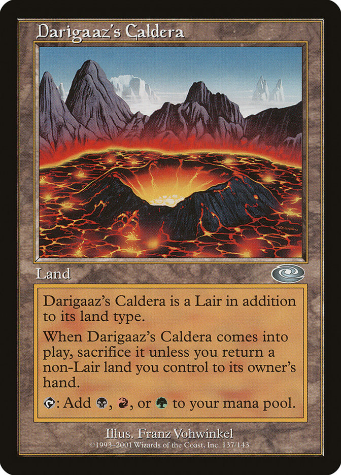 Darigaaz's Caldera [Planeshift] | Black Swamp Games
