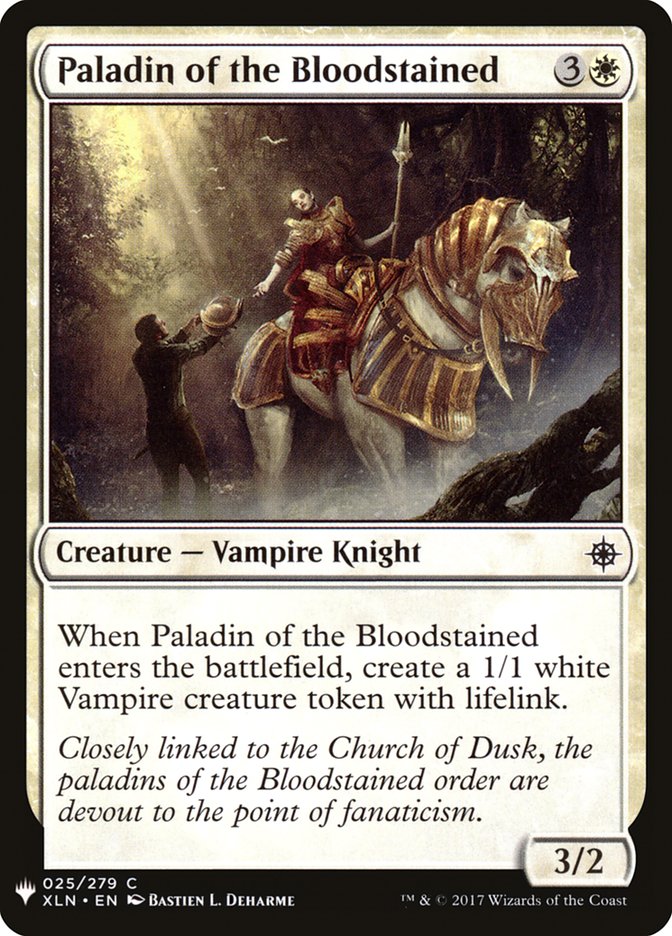 Paladin of the Bloodstained [Mystery Booster] | Black Swamp Games