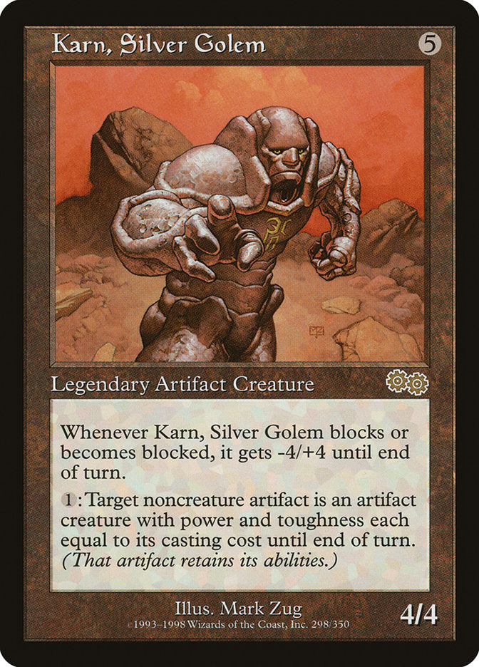 Karn, Silver Golem [Urza's Saga] | Black Swamp Games
