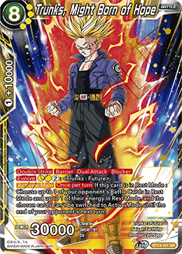Trunks, Might Born of Hope (BT13-101) [Supreme Rivalry] | Black Swamp Games