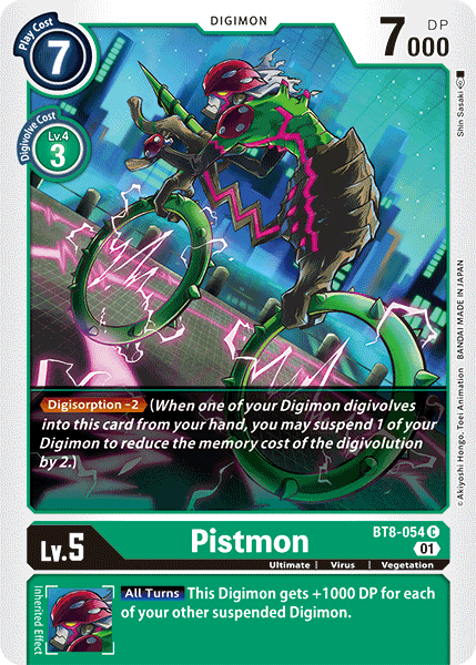 Pistmon [BT8-054] [New Awakening] | Black Swamp Games