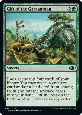 Gift of the Gargantuan [Jumpstart 2022] | Black Swamp Games