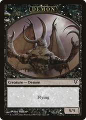 Angel // Demon Double-Sided Token [Avacyn Restored Tokens] | Black Swamp Games