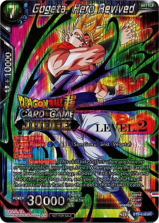 Gogeta, Hero Revived (Level 2) (BT5-038) [Judge Promotion Cards] | Black Swamp Games