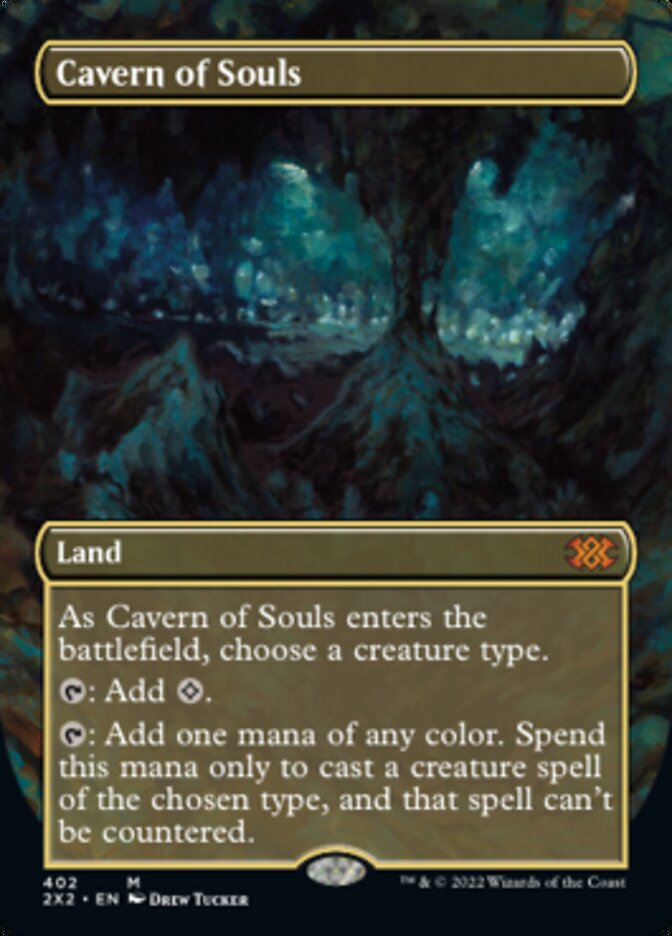 Cavern of Souls (Borderless Alternate Art) [Double Masters 2022] | Black Swamp Games