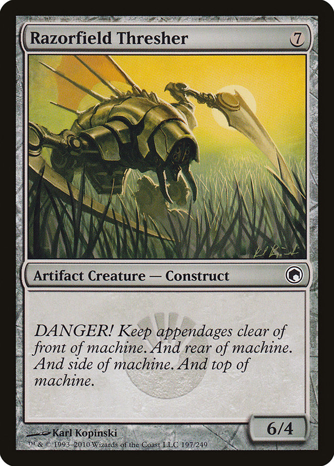 Razorfield Thresher [Scars of Mirrodin] | Black Swamp Games