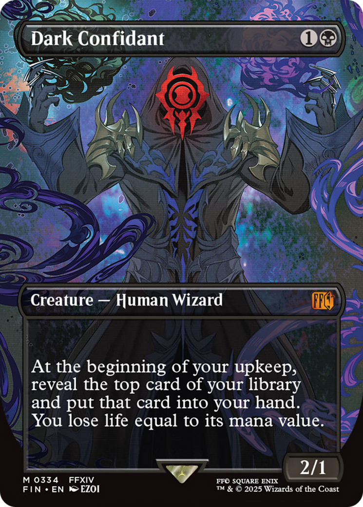 Dark Confidant (Borderless) [FINAL FANTASY] | Black Swamp Games