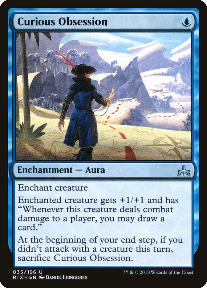 Curious Obsession [Rivals of Ixalan] | Black Swamp Games