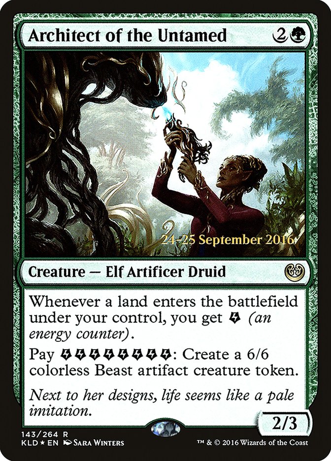 Architect of the Untamed [Kaladesh Prerelease Promos] | Black Swamp Games