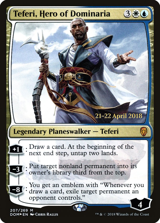 Teferi, Hero of Dominaria [Dominaria Prerelease Promos] | Black Swamp Games