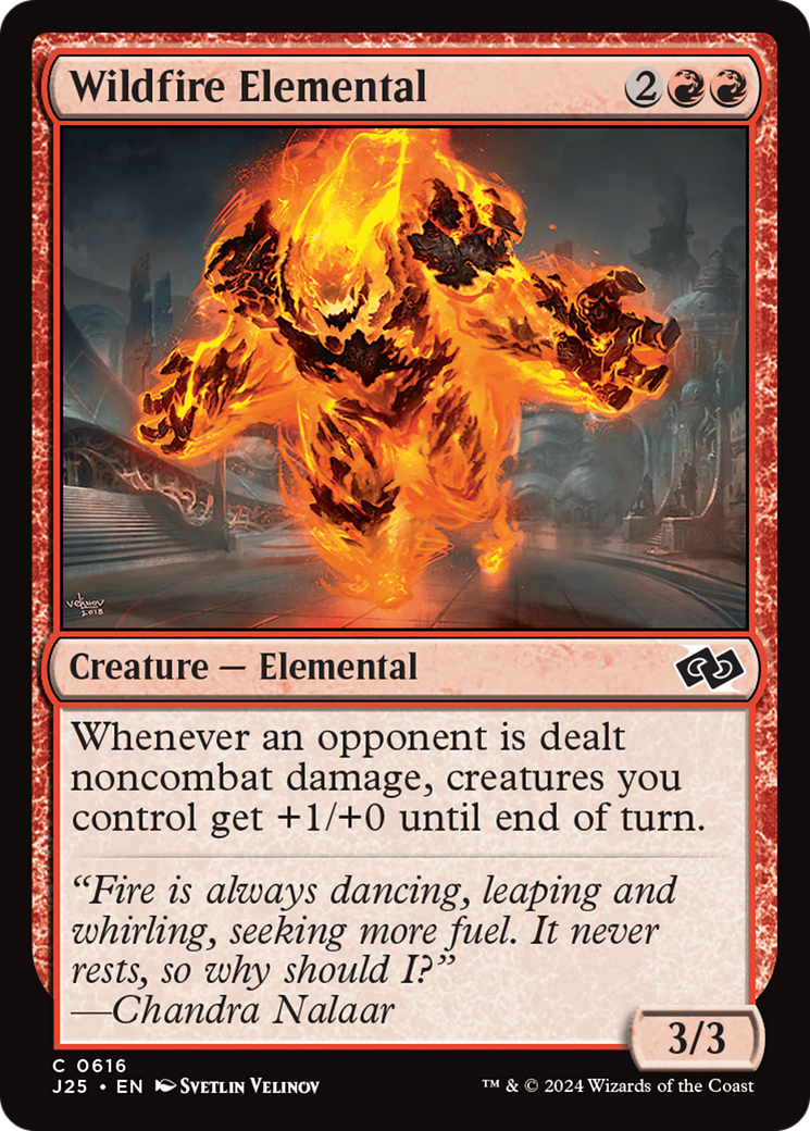 Wildfire Elemental [Foundations Jumpstart] | Black Swamp Games