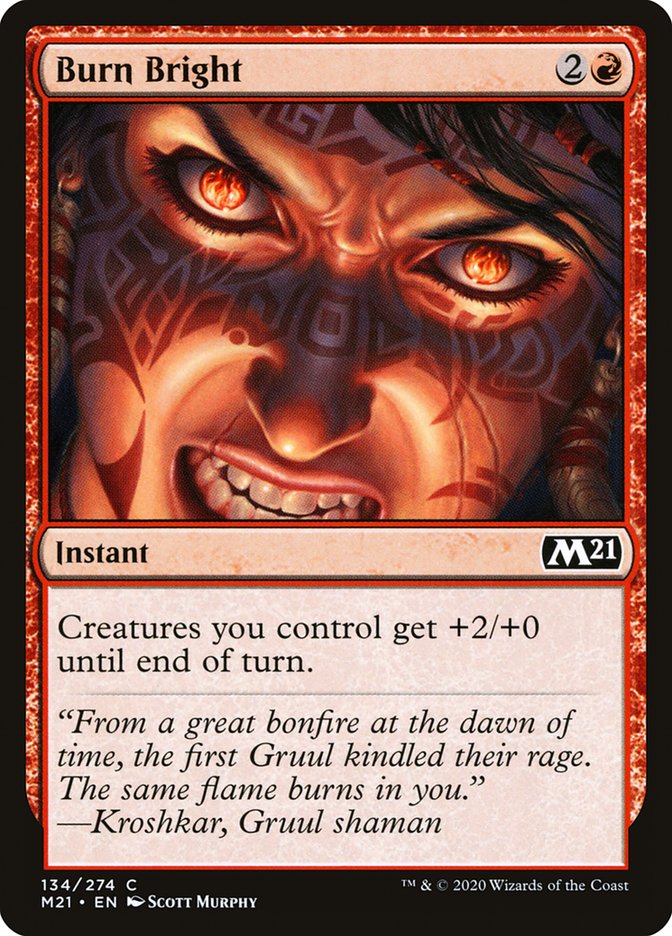 Burn Bright [Core Set 2021] | Black Swamp Games