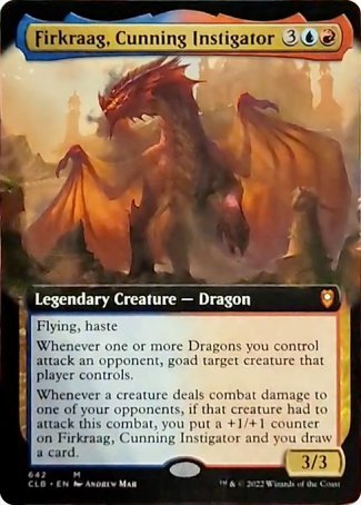 Firkraag, Cunning Instigator (Extended Art) [Commander Legends: Battle for Baldur's Gate] | Black Swamp Games