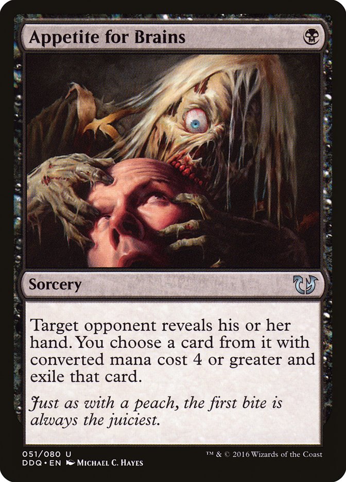 Appetite for Brains [Duel Decks: Blessed vs. Cursed] | Black Swamp Games