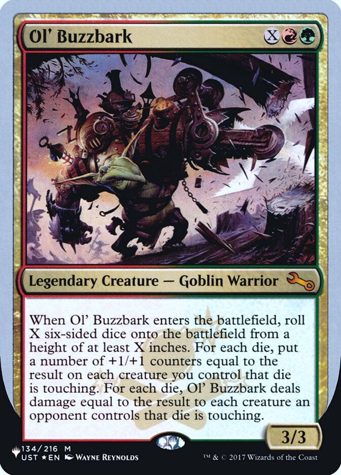 Ol' Buzzbark (Unfinity Foil Edition) [The List] | Black Swamp Games