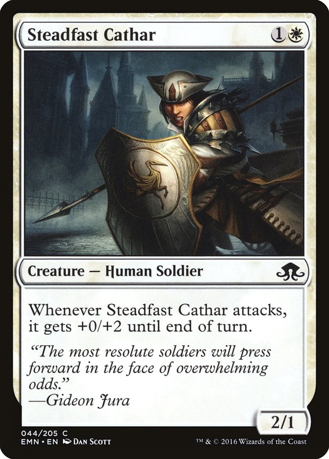 Steadfast Cathar [Eldritch Moon] | Black Swamp Games