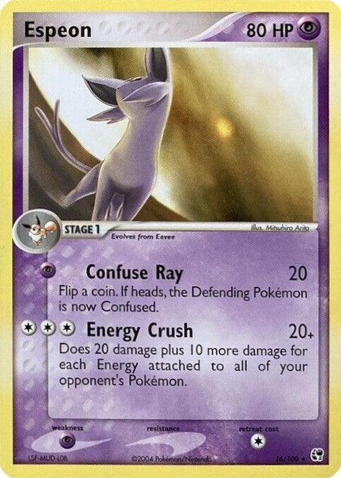 Espeon (16/100) [EX: Battle Stadium] | Black Swamp Games