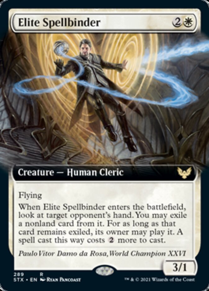 Elite Spellbinder (Extended Art) [Strixhaven: School of Mages] | Black Swamp Games