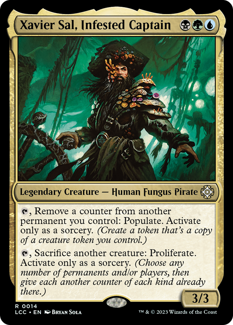 Xavier Sal, Infested Captain [The Lost Caverns of Ixalan Commander] | Black Swamp Games
