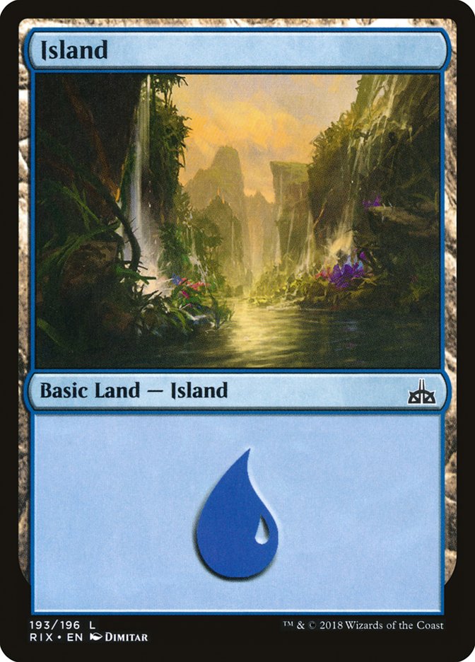 Island (193) [Rivals of Ixalan] | Black Swamp Games