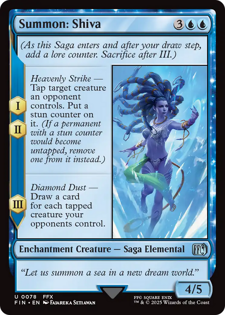 Summon: Shiva [FINAL FANTASY] | Black Swamp Games