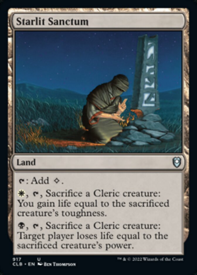 Starlit Sanctum [Commander Legends: Battle for Baldur's Gate] | Black Swamp Games