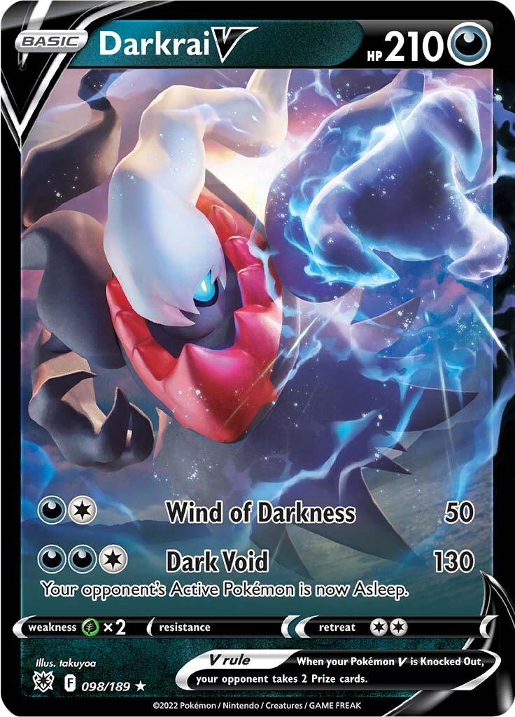 Darkrai V (098/189) [Sword & Shield: Astral Radiance] | Black Swamp Games