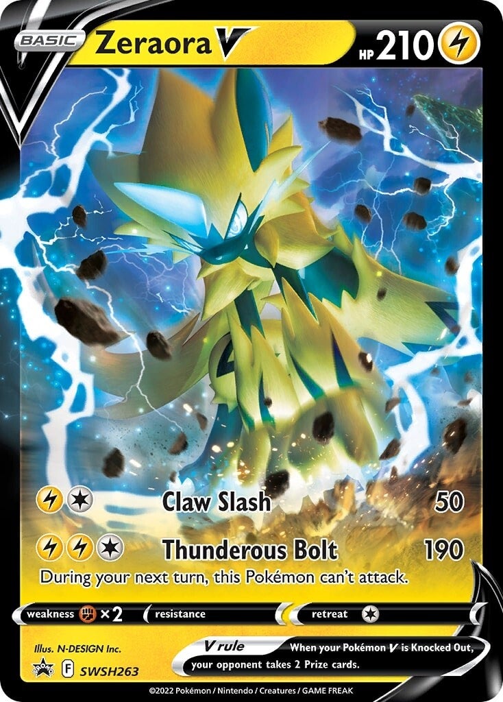 Zeraora V (SWSH263) [Sword & Shield: Black Star Promos] | Black Swamp Games