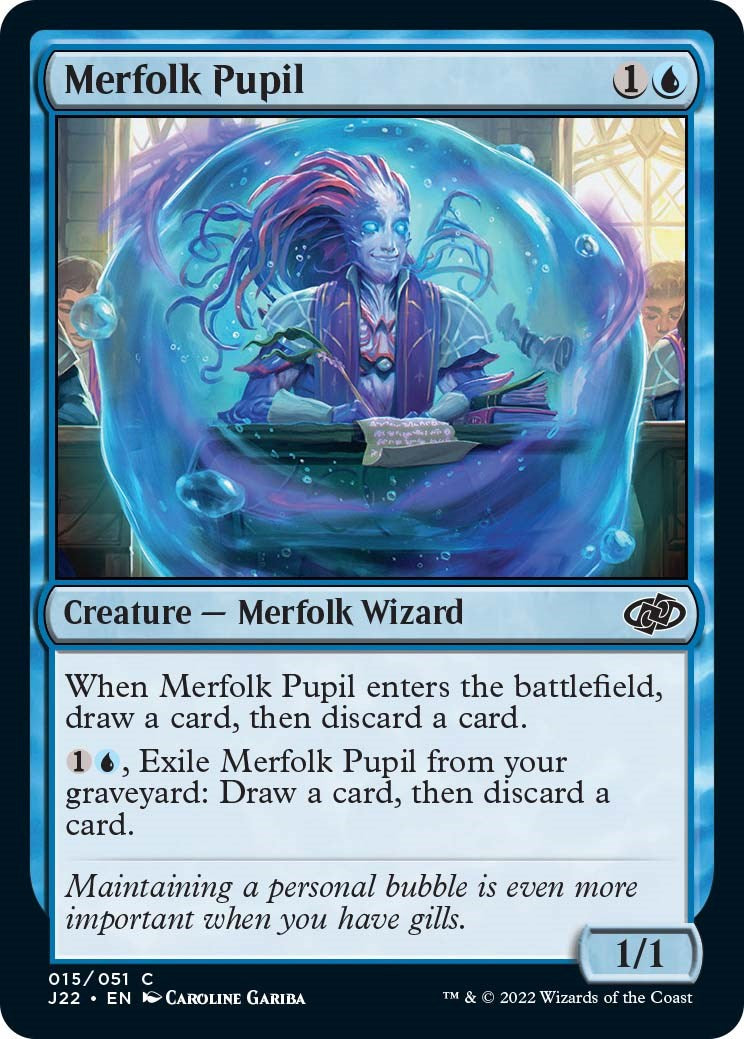Merfolk Pupil [Jumpstart 2022] | Black Swamp Games