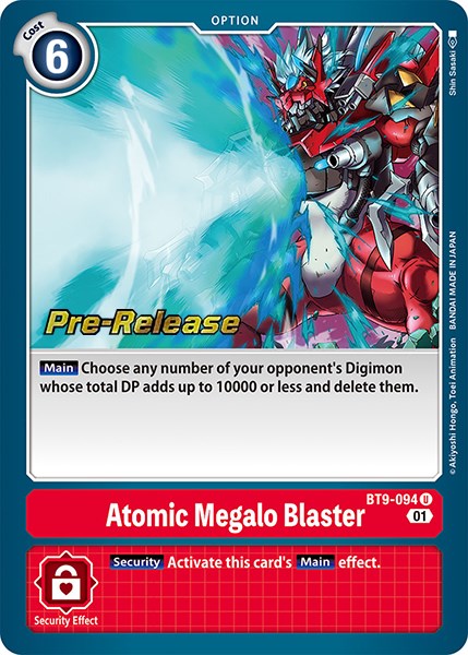 Atomic Megalo Blaster [BT9-094] [X Record Pre-Release Promos] | Black Swamp Games