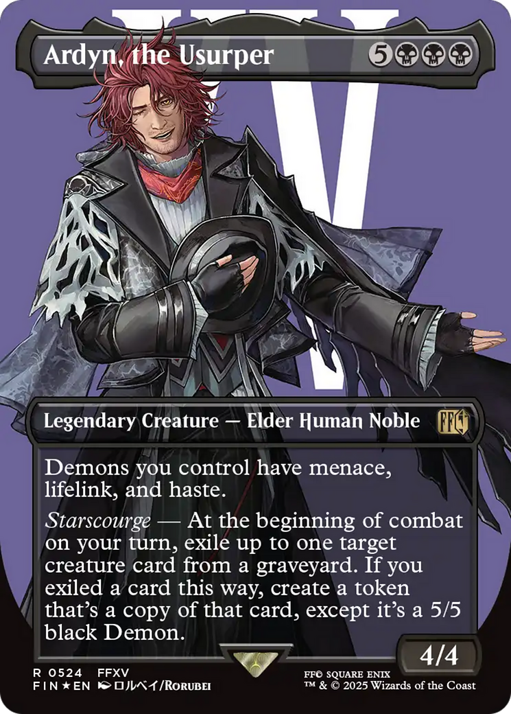 Ardyn, the Usurper (Borderless) (Surge Foil) [FINAL FANTASY] | Black Swamp Games