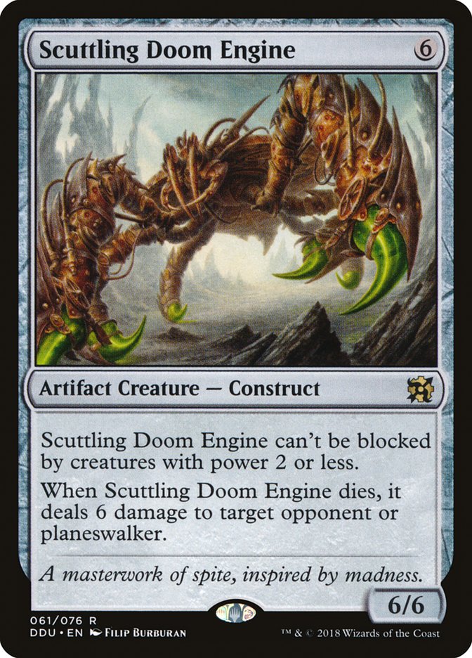 Scuttling Doom Engine [Duel Decks: Elves vs. Inventors] | Black Swamp Games
