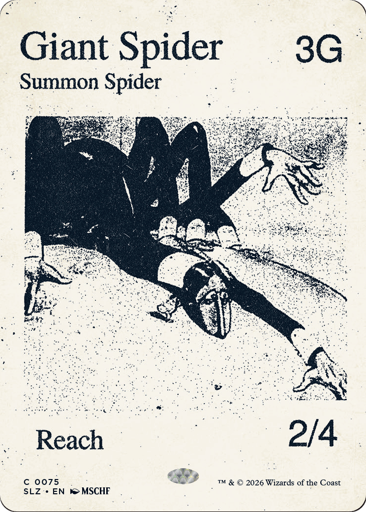 Giant Spider (0075) [Secret Lair x MSCHF: The Zeta Set] | Black Swamp Games