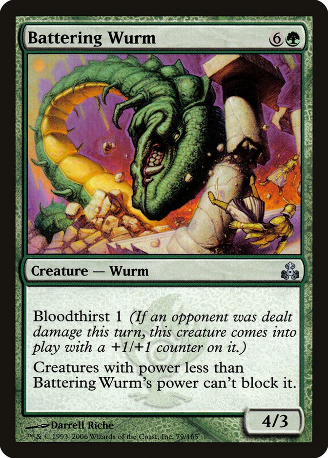 Battering Wurm [Guildpact] | Black Swamp Games