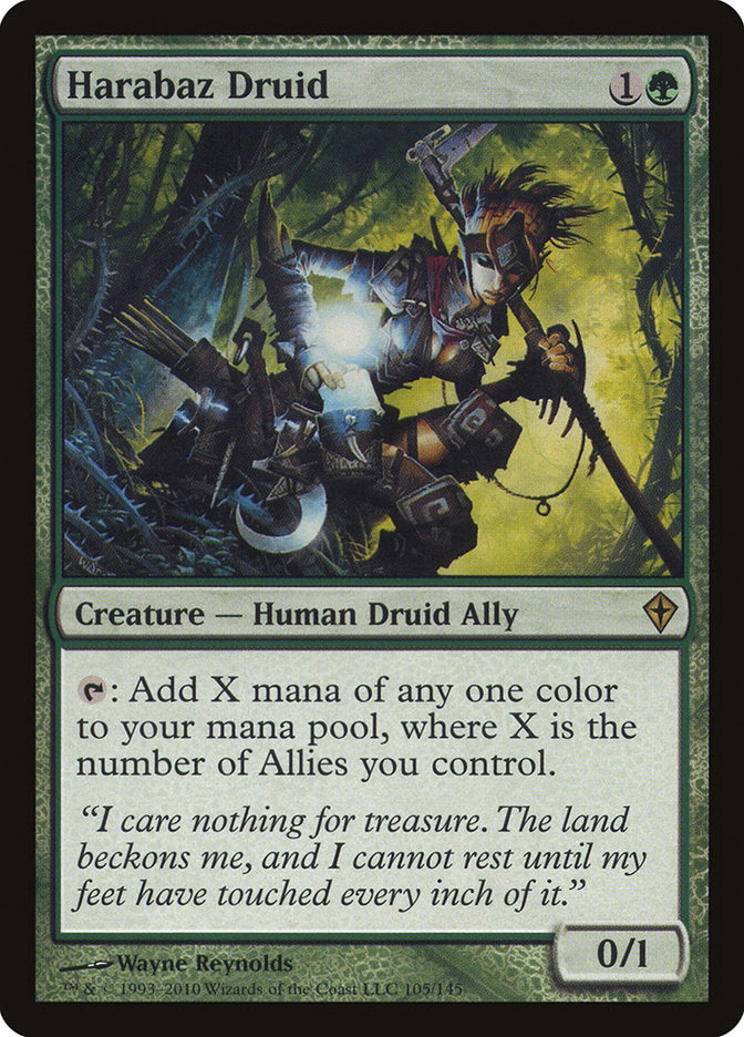 Harabaz Druid [Worldwake] | Black Swamp Games