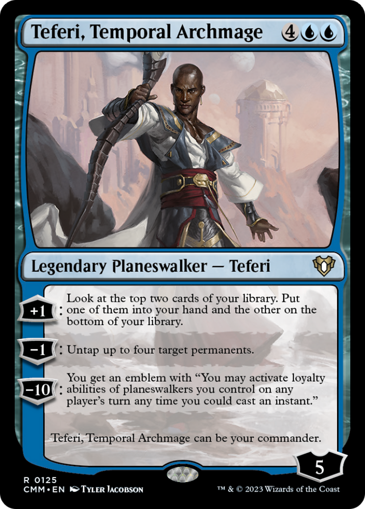 Teferi, Temporal Archmage [Commander Masters] | Black Swamp Games