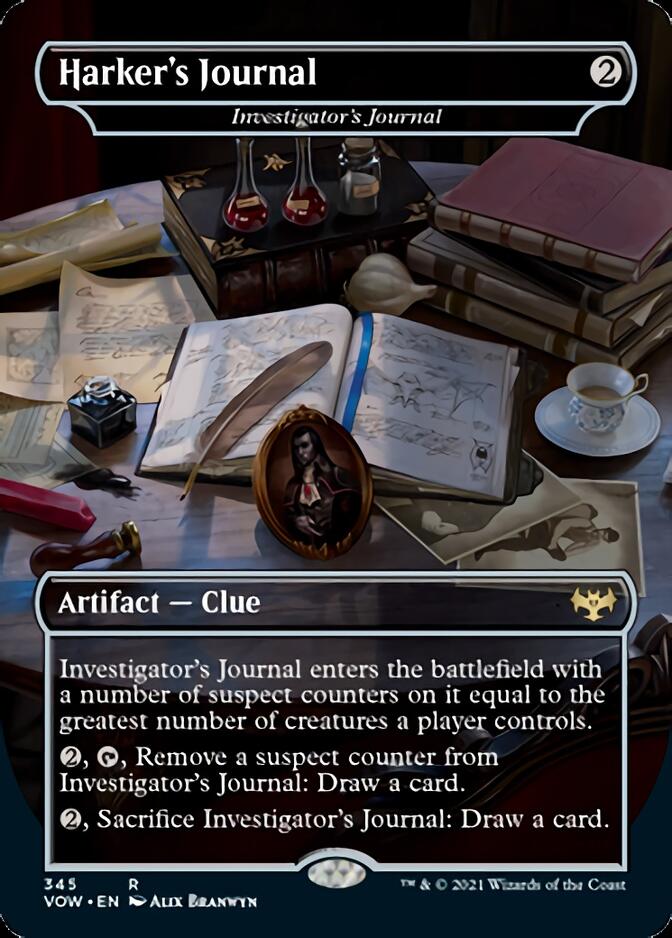 Investigator's Journal - Harker's Journal [Innistrad: Crimson Vow] | Black Swamp Games
