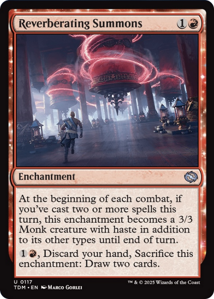 Reverberating Summons [Tarkir: Dragonstorm] | Black Swamp Games