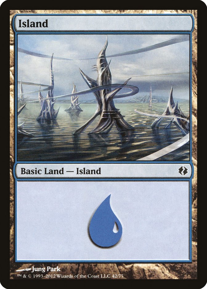Island (42) [Duel Decks: Venser vs. Koth] | Black Swamp Games
