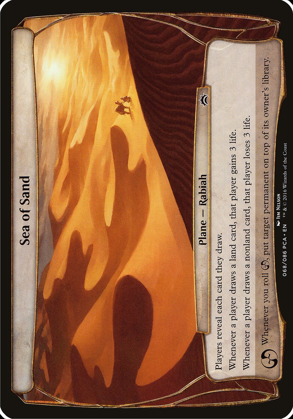 Sea of Sand (Planes) [Planechase Anthology Planes] | Black Swamp Games