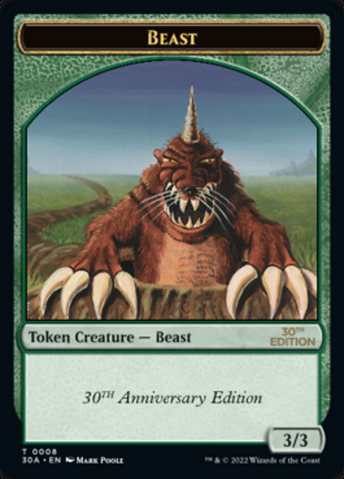 Beast Token [30th Anniversary Tokens] | Black Swamp Games