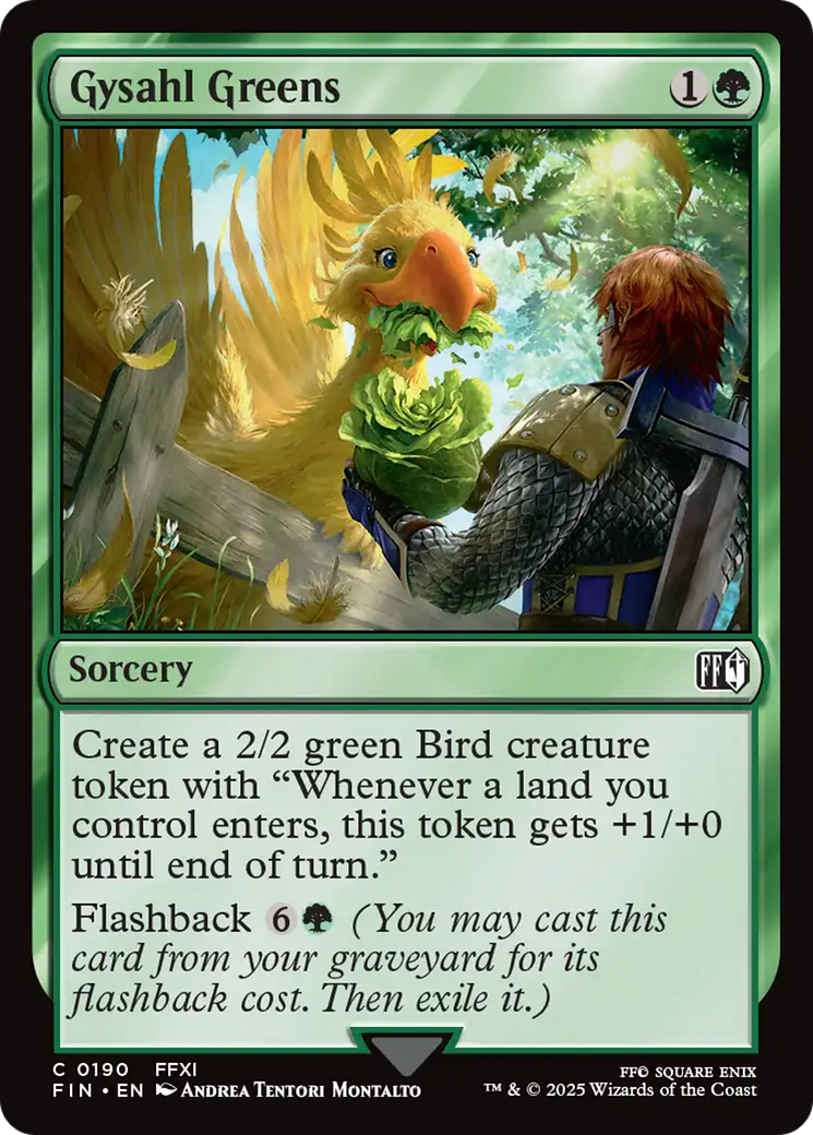 Gysahl Greens [FINAL FANTASY] | Black Swamp Games