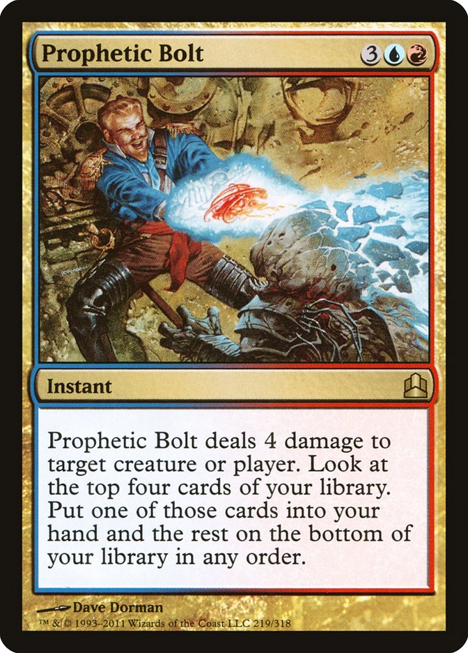 Prophetic Bolt [Commander 2011] | Black Swamp Games