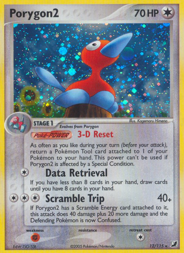 Porygon2 (12/115) [EX: Unseen Forces] | Black Swamp Games