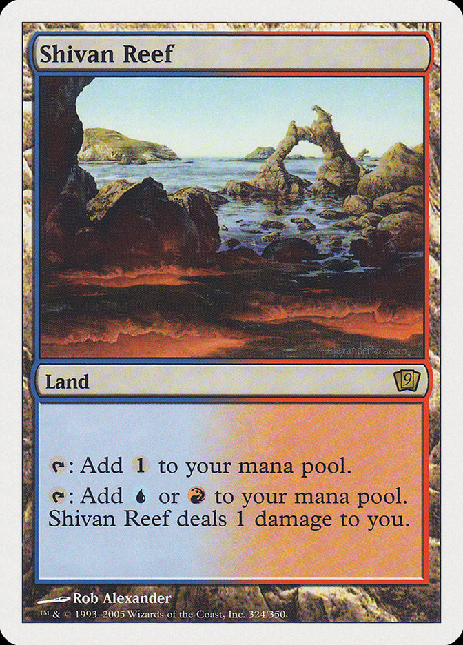 Shivan Reef [Ninth Edition] | Black Swamp Games