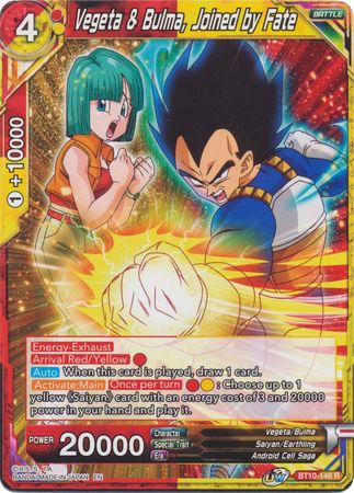 Vegeta & Bulma, Joined by Fate (BT10-146) [Rise of the Unison Warrior 2nd Edition] | Black Swamp Games