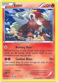 Entei (14/98) (Cosmos Holo) (Blister Exclusive) [XY: Ancient Origins] | Black Swamp Games