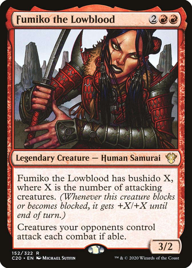 Fumiko the Lowblood [Commander 2020] | Black Swamp Games