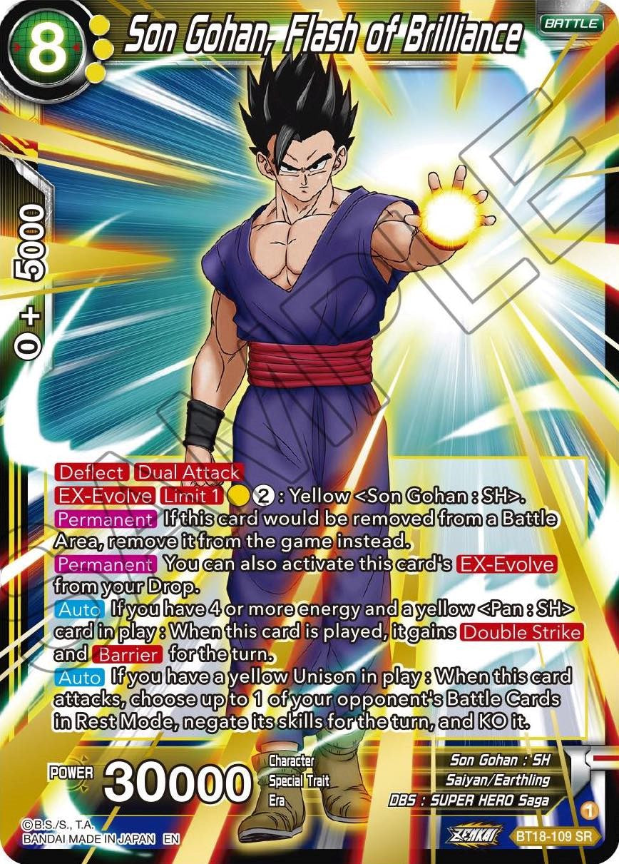 Son Gohan, Flash of Brilliance (BT18-109) [Promotion Cards] | Black Swamp Games